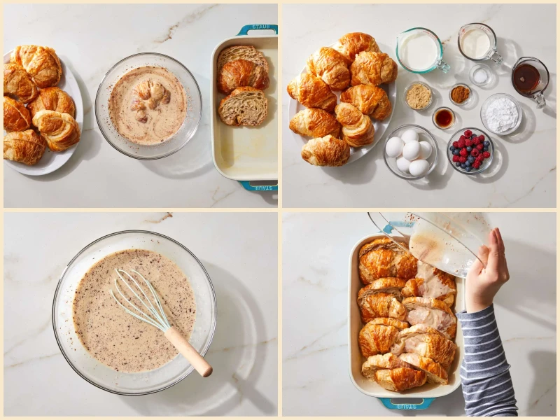 Croissant French Toast Bake Recipe