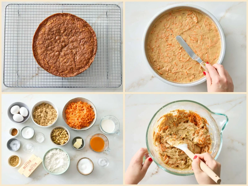 Glazed Carrot Snack Cake Recipe