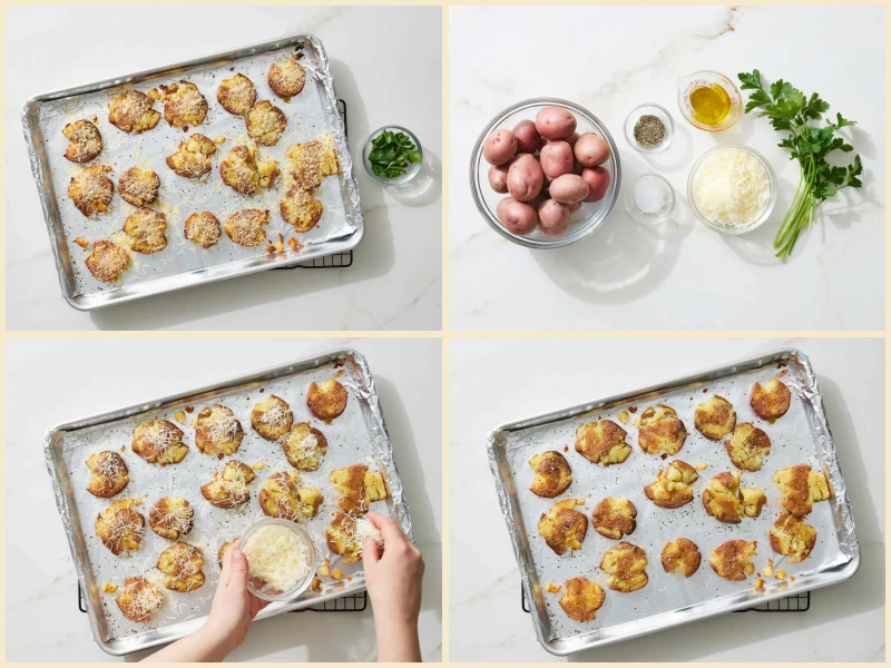 Crispy Smashed Potatoes Recipe