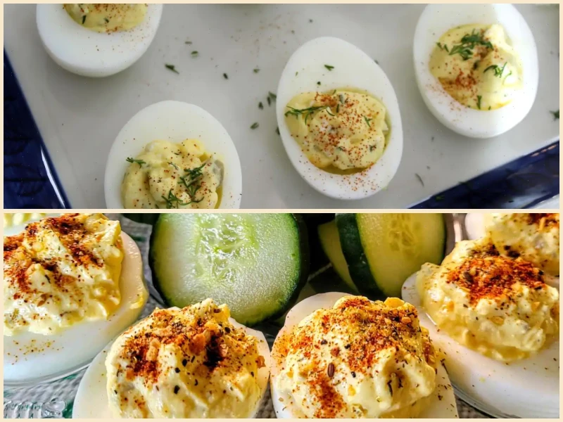 Mediterranean Deviled Eggs Recipe