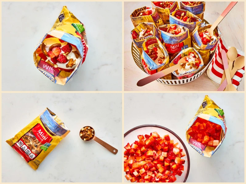 Walking Strawberry Pretzel Salad Recipe