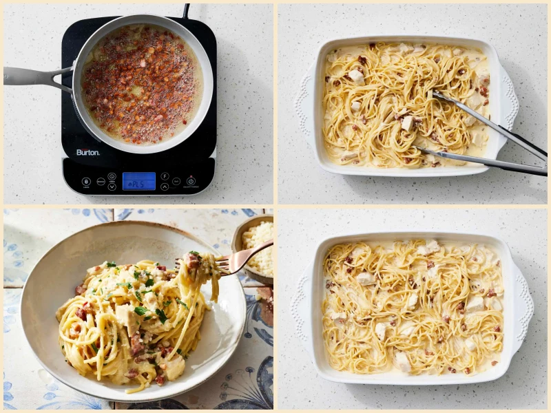 Chicken Carbonara Pasta Bake Recipe