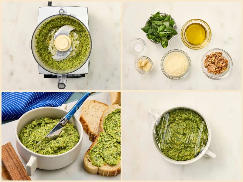 Basil Walnut Pesto Recipe