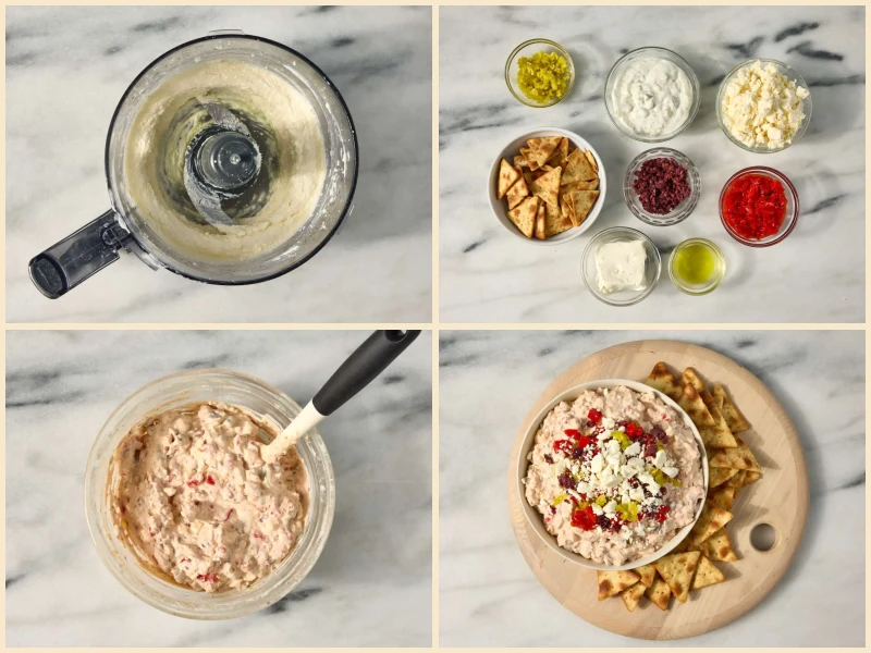 Chopped Greek Salad Dip Recipe