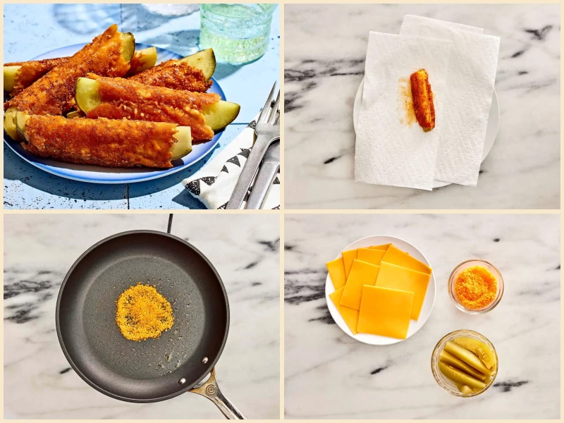 Frico Pickle Rollups Recipe