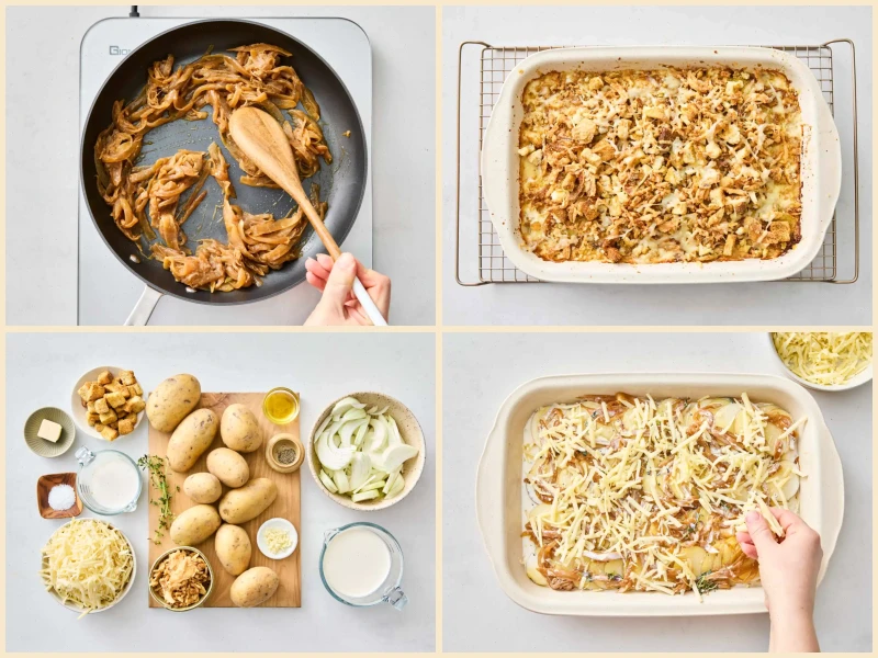 French Onion Potato Gratin Recipe