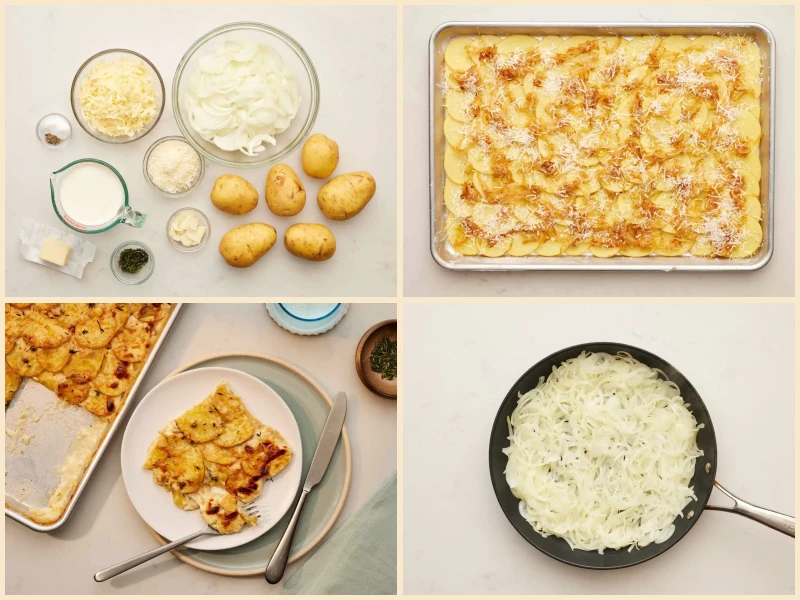 Sheet Pan Scalloped Potatoes