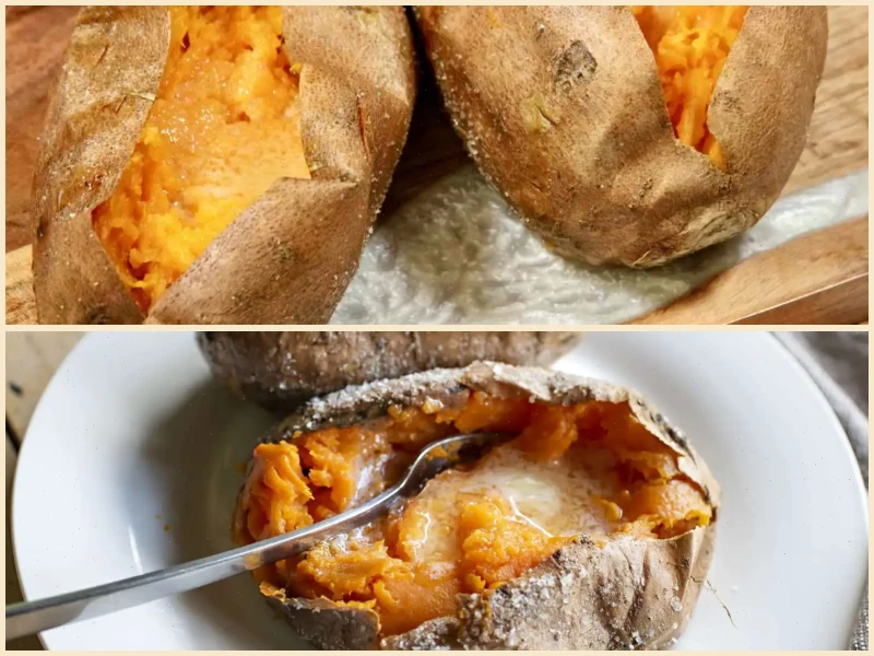 Whole Roasted Sweet Potatoes Recipe
