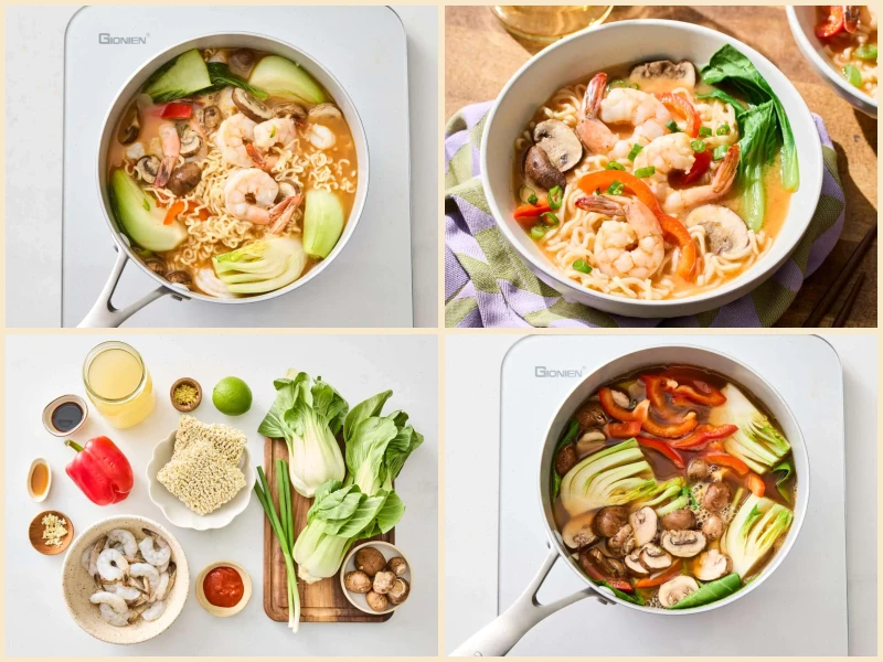 Spicy Shrimp Ramen Noodles Recipe