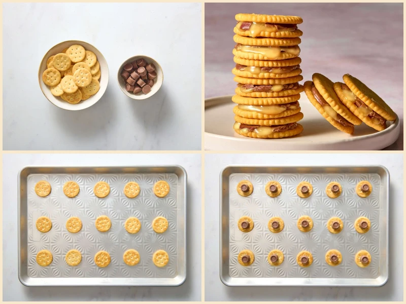 Rolo-Ritz Sandwiches