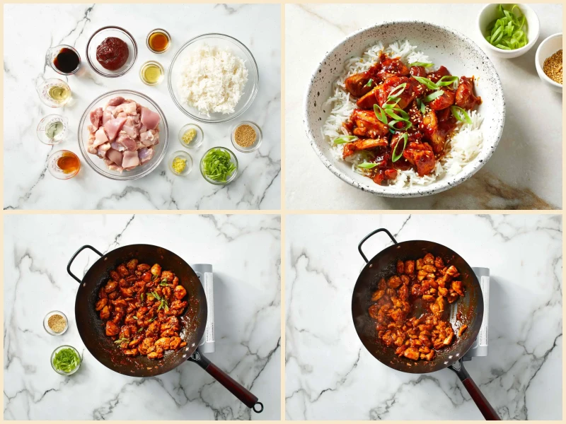 Sweet and Spicy Gochujang Chicken Recipe