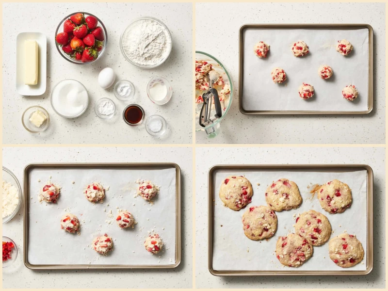 Strawberry Shortcake Cookies Recipe