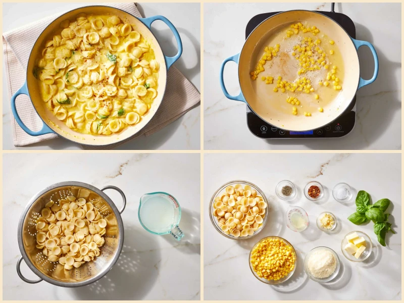 Creamy Corn Pasta Recipe