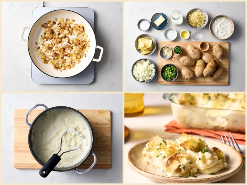 Sour Cream and Onion Potato Casserole Recipe