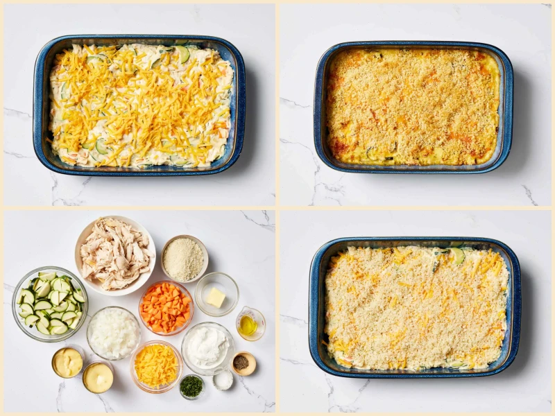 Zucchini Chicken Casserole Recipe