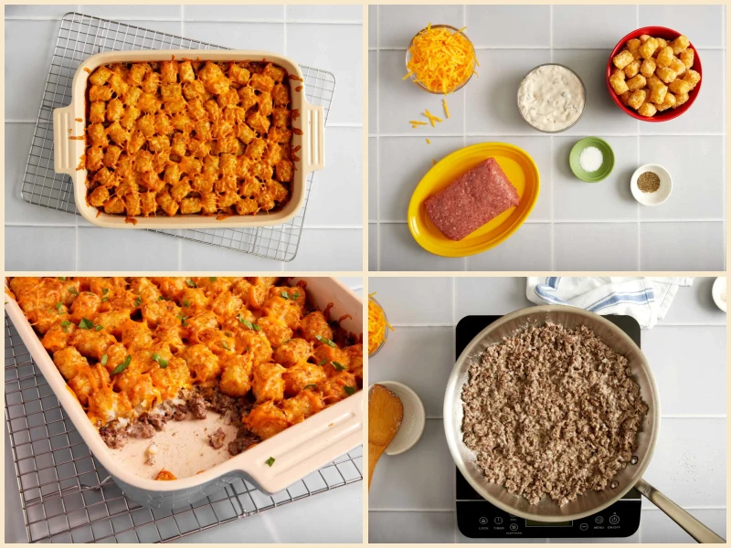 Tater Tot Casserole Recipe (with Video)