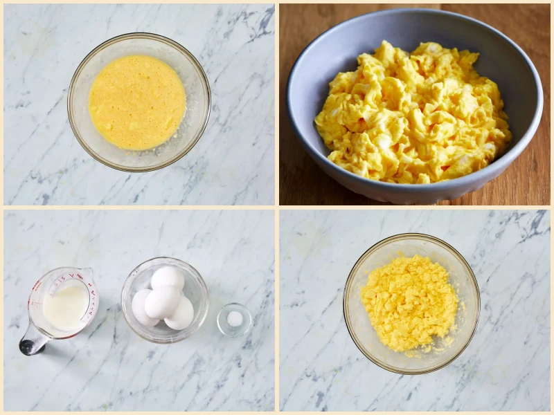 Fluffy Microwave Scrambled Eggs Recipe