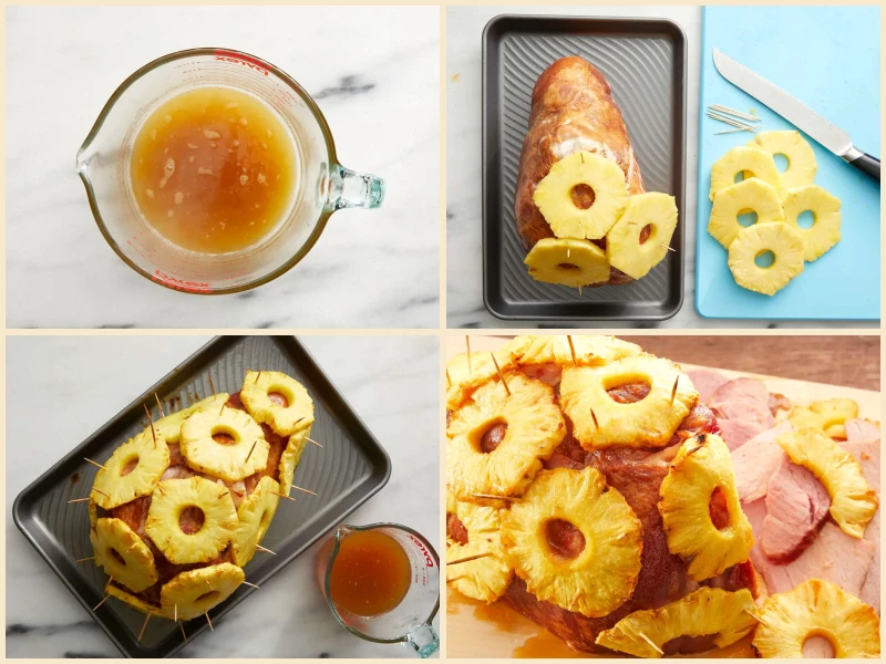 Brown Sugar and Pineapple Glazed Ham Recipe