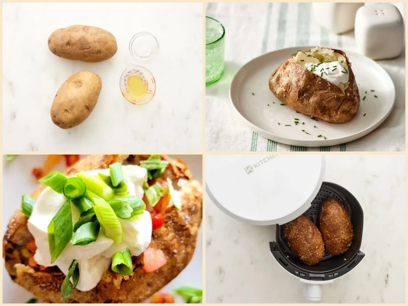 Air Fryer Baked Potatoes Recipe
