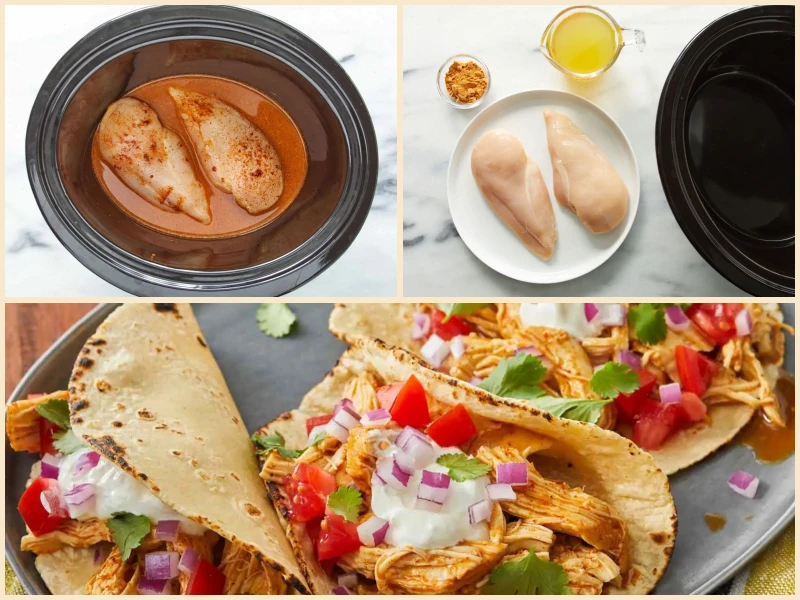 Slow Cooker Chicken Tacos Recipe