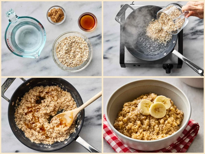 Maple and Brown Sugar Oatmeal Recipe