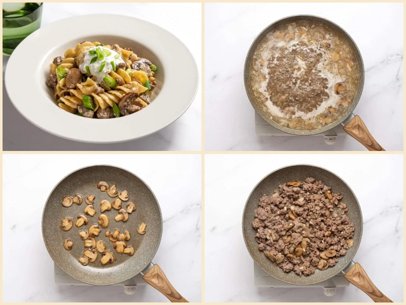 Ground Beef Stroganoff Noodles Recipe
