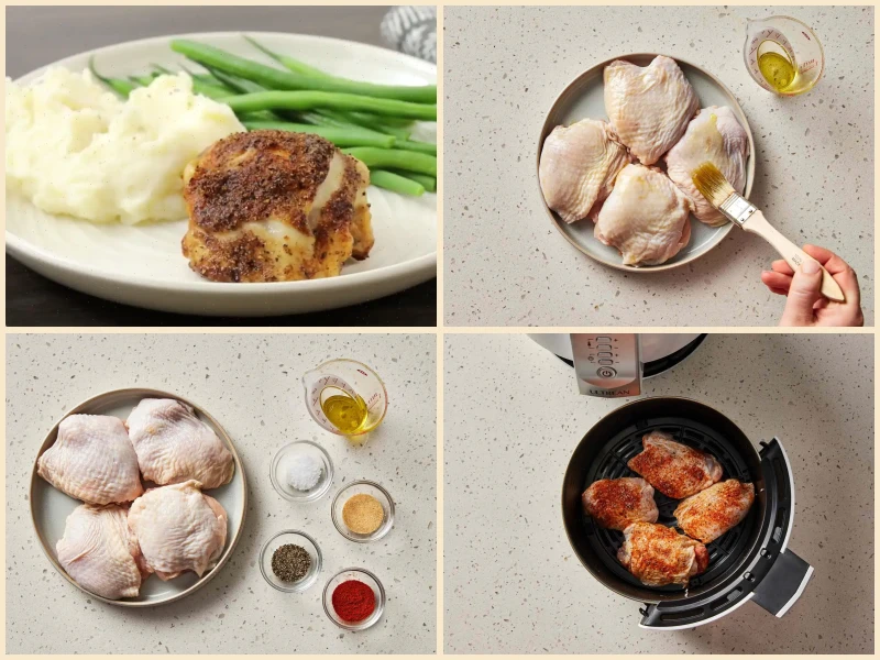 Air Fryer Chicken Thighs Recipe