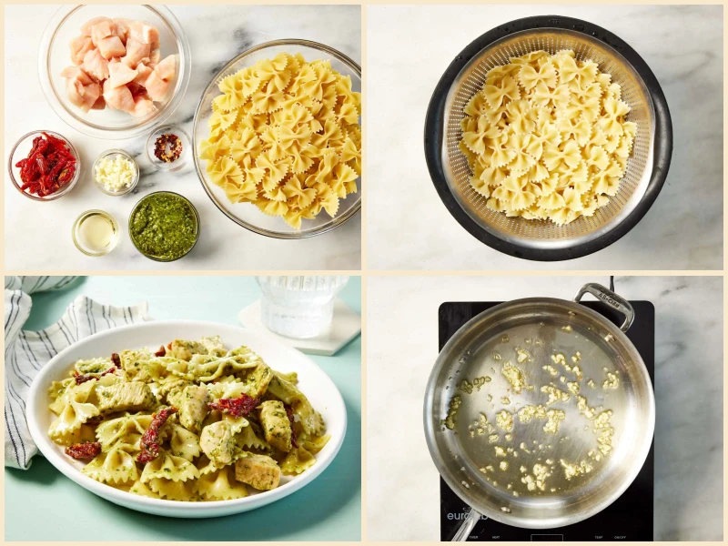 Pesto Pasta with Chicken Recipe