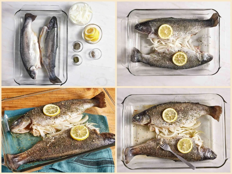 Baked Fresh Rainbow Trout Recipe