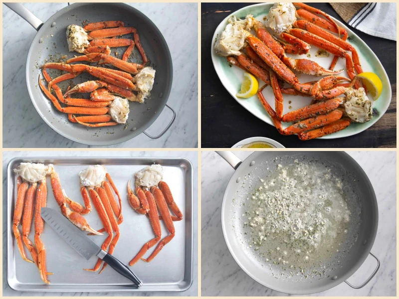 Crab Legs with Garlic Butter Sauce Recipe
