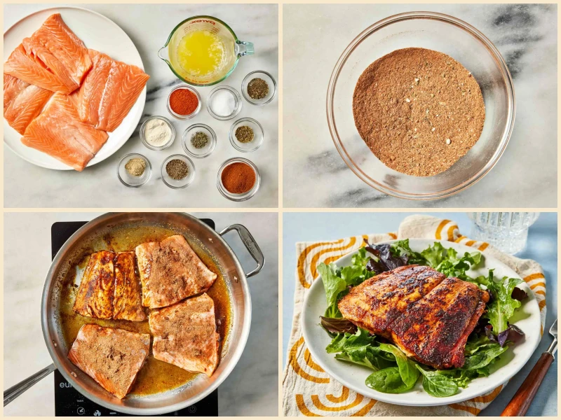 Blackened Salmon Fillets Recipe