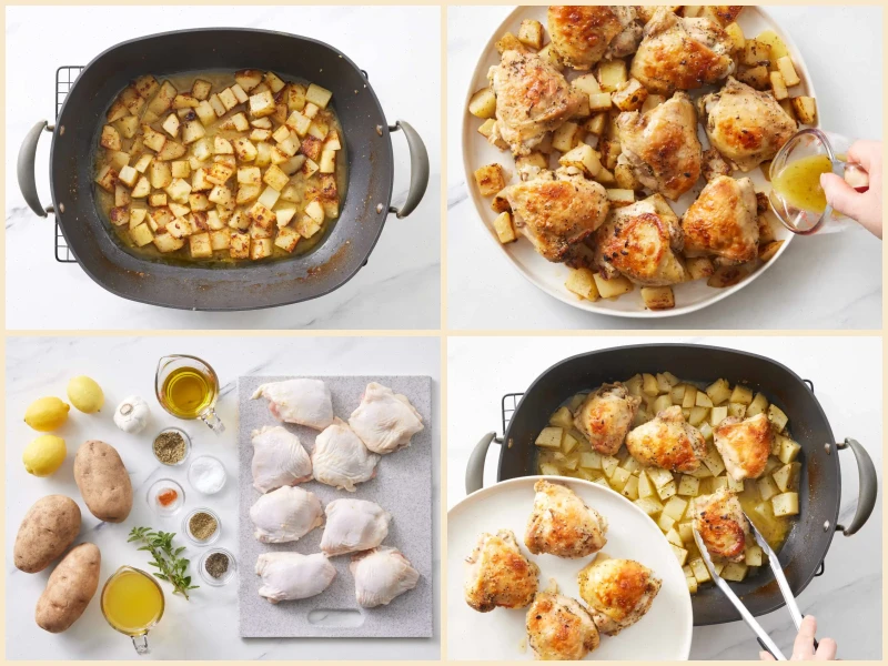 Greek Lemon Chicken and Potatoes Recipe