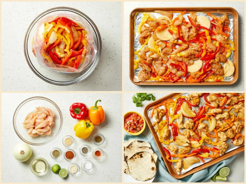 Sheet Pan Chicken Fajitas Recipe