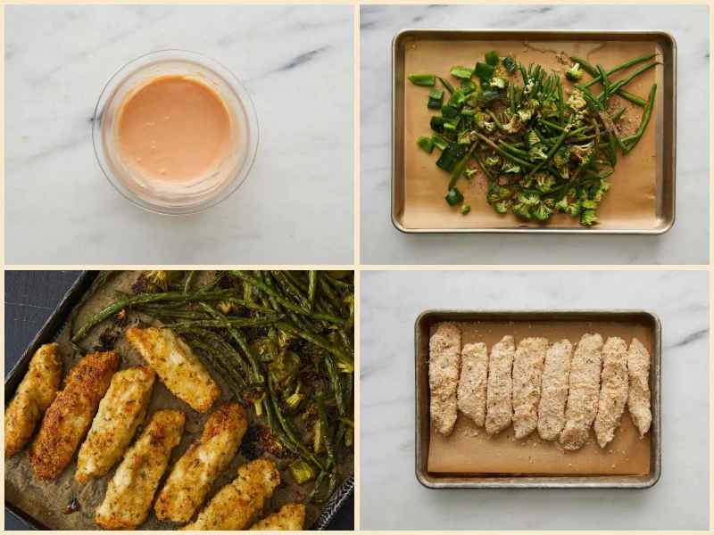 Sheet Pan Parmesan Chicken and Veggies Recipe