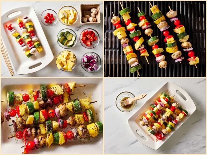 Grilled Veggie Skewers Recipe