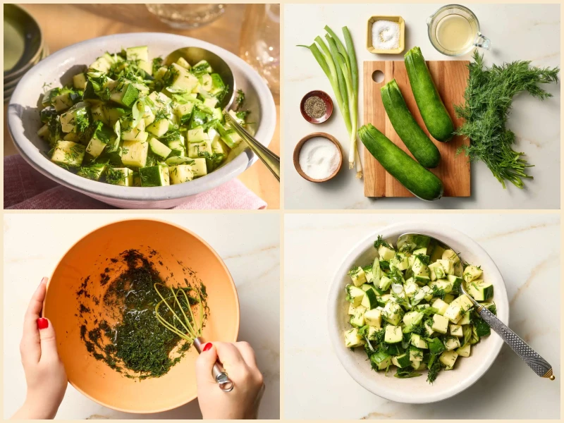 Raw Zucchini Salad Recipe