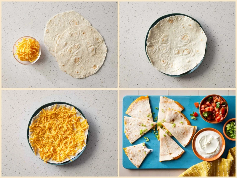 2-Minute Cheese Quesadillas Recipe