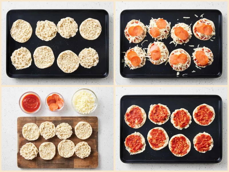 Fast English Muffin Pizzas Recipe