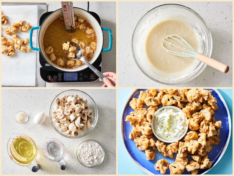 Deep-Fried Mushrooms Recipe