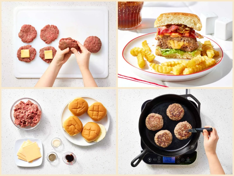 Juicy Lucy Burgers Recipe