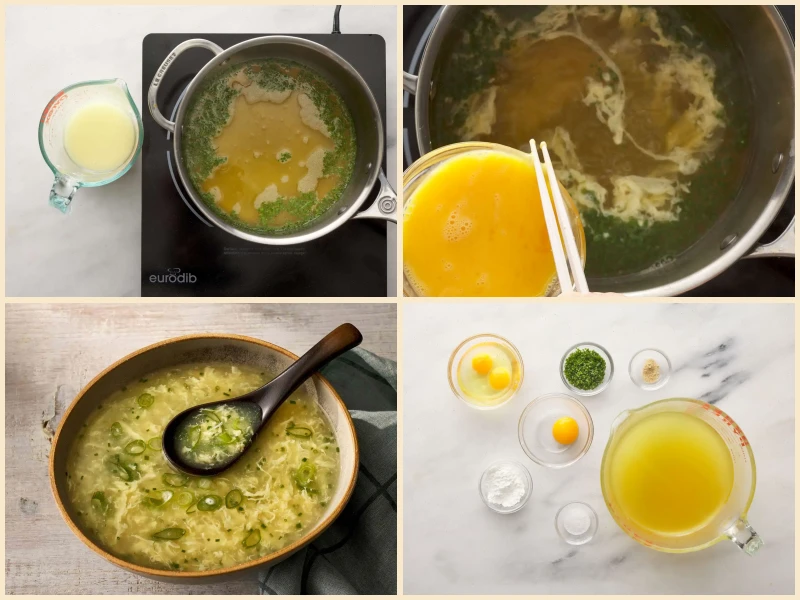 Restaurant Style Egg Drop Soup Recipe