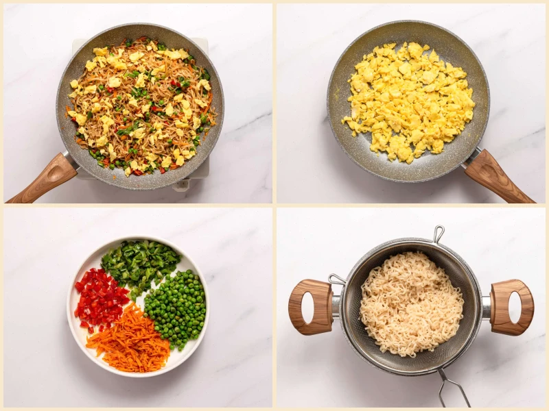 Easy Chinese Fried Noodles Recipe