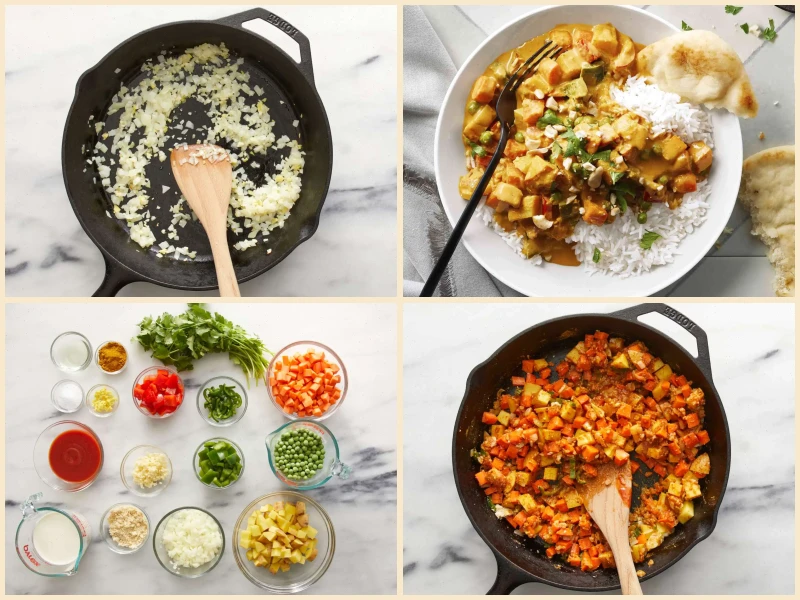 Vegetarian Korma Recipe