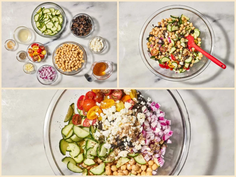 Greek Garbanzo Bean Salad Recipe