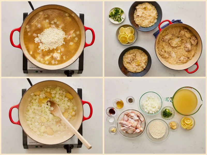 Chicken Arroz Caldo (Chicken Rice Porridge) Recipe