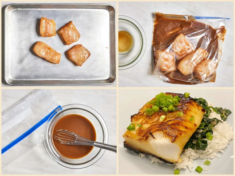 Miso and Soy Chilean Sea Bass Recipe