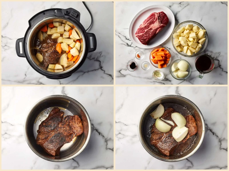 Easy Pressure Cooker Pot Roast Recipe