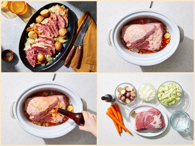 Slow-Cooker Corned Beef and Cabbage Recipe