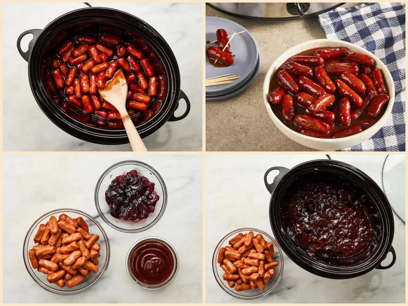 Slow Cooker Cocktail Smokies Recipe