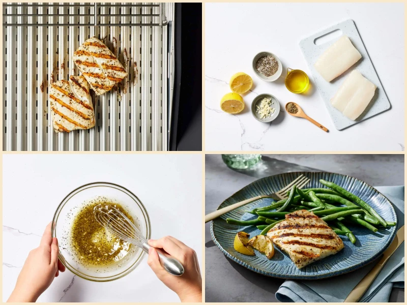 Grilled Fish Steaks Recipe